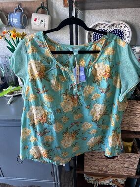 Womens April Cornell XXL New With Tags Blouse Womens Top